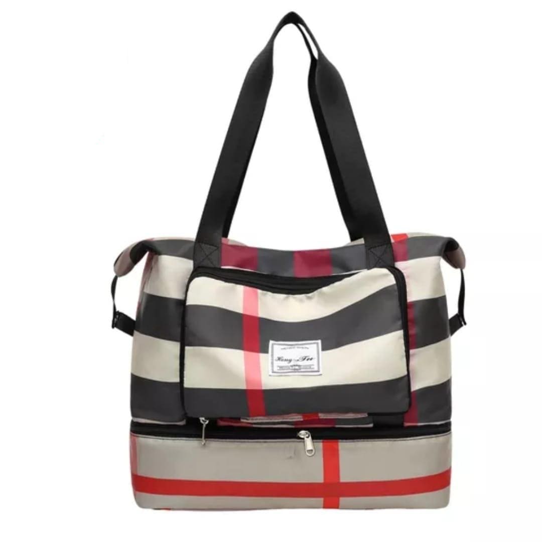 Durable Fitness Handbag, Folding Duffel Bag, Waterproof High Capacity Fashion Plaid Travel Hand Bag, Wet Dry Separation Sports Tote Bag, Women Shoulder Bags, Multifunctional Travel Bag, Convenient Foldable Travel Storage Bag Durable Fitness Handbag, Folding Duffel Bag, Waterproof High Capacity Fashion Plaid Travel Hand Bag, Wet Dry Separation Sports Tote Bag, Women Shoulder Bags, Multifunctional Travel Bag, Convenient Foldable Travel Storage Bag